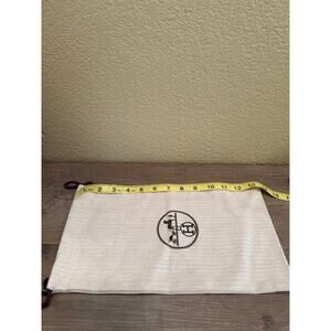Hermès Small Herringbone Cotton Dust Bag Cheval Logo Drawstring